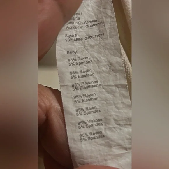 Fabletics Womens Yellow Purple Samara Raglan Cropped Shirt Size 1X - Picture 9 of 10